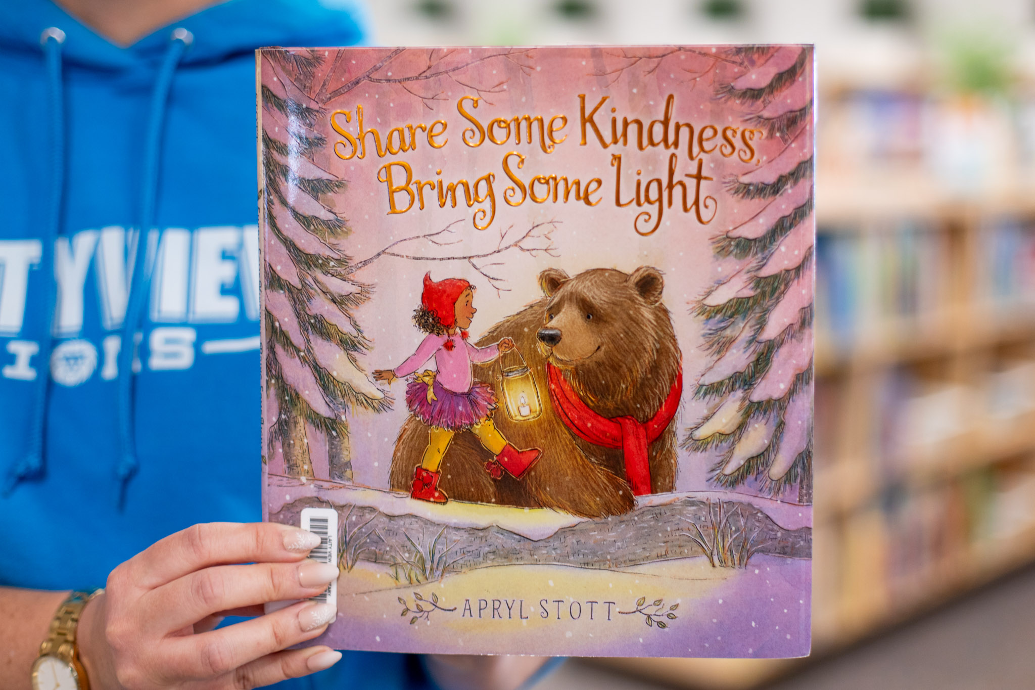 "Share Some Kindness, Bring Some Light" by Apryl Stott.